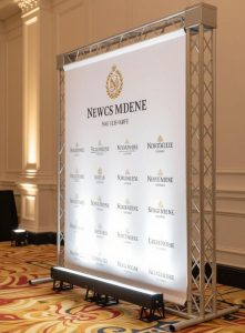 high-end event backdrop